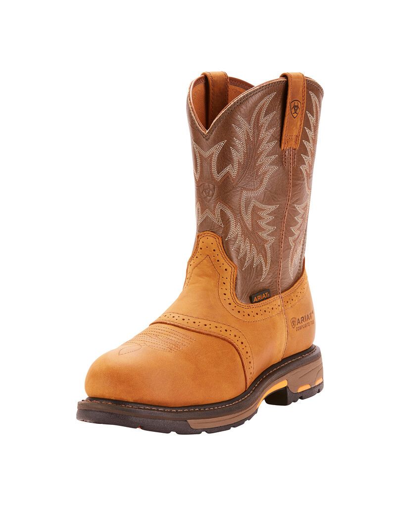 Botas De Trabajo Ariat Workhog Pull-on Ct Hombre Multicolor | VKRD67983