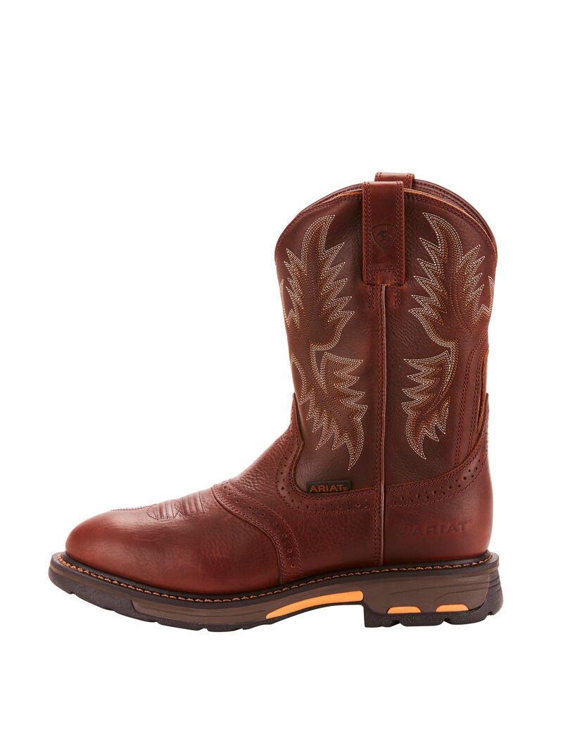 Botas De Trabajo Ariat Workhog Pull-on Hombre Cobra Oscuro | HLOA52731