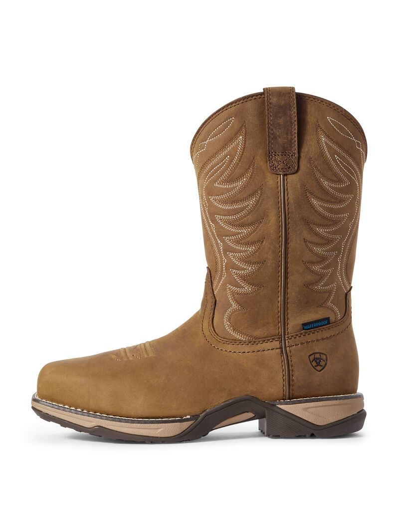 Botas Impermeables Ariat Anthem Composite Puntera Trabajo Mujer Marrones | ANIS69201