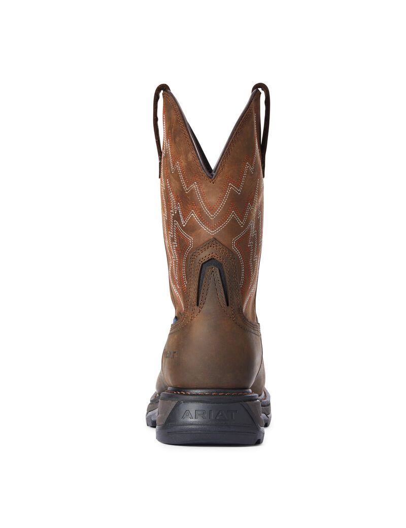 Botas Impermeables Ariat Big Rig Composite Puntera Trabajo Hombre Marrones Oscuro | AXUV92061