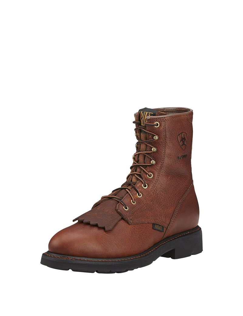 Botas Impermeables Ariat Cascade 8\' Trabajo Hombre Multicolor | TLUQ93256