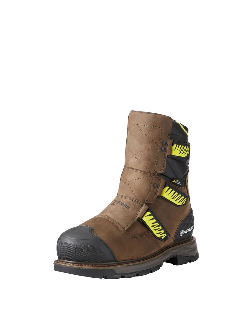 Botas Impermeables Ariat Catalyst VX 8\' MetGuard Composite Puntera Trabajo Hombre Marrones | PECZ97182