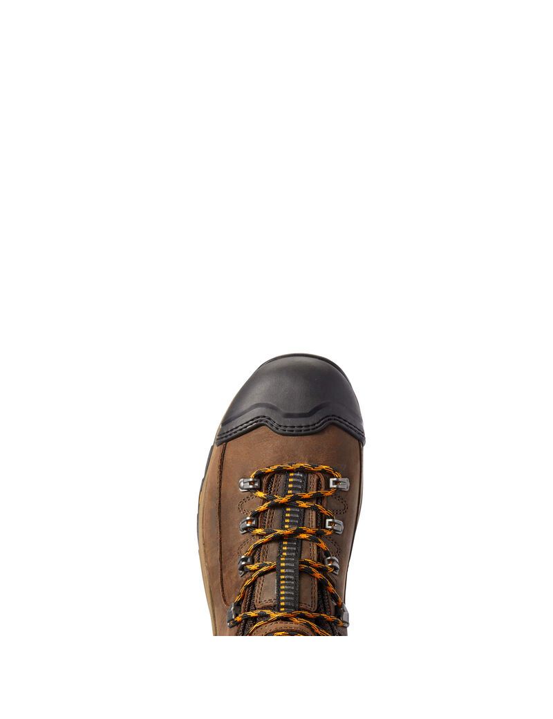 Botas Impermeables Ariat Endeavor 6' Carbon Puntera Trabajo Hombre Chocolate Marrones | UOEJ53968