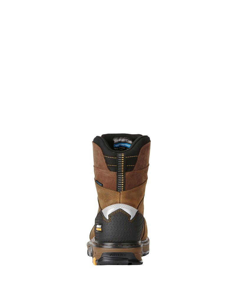 Botas Impermeables Ariat Intrepid 8' Composite Puntera Trabajo Hombre Marrones | YCAM94168