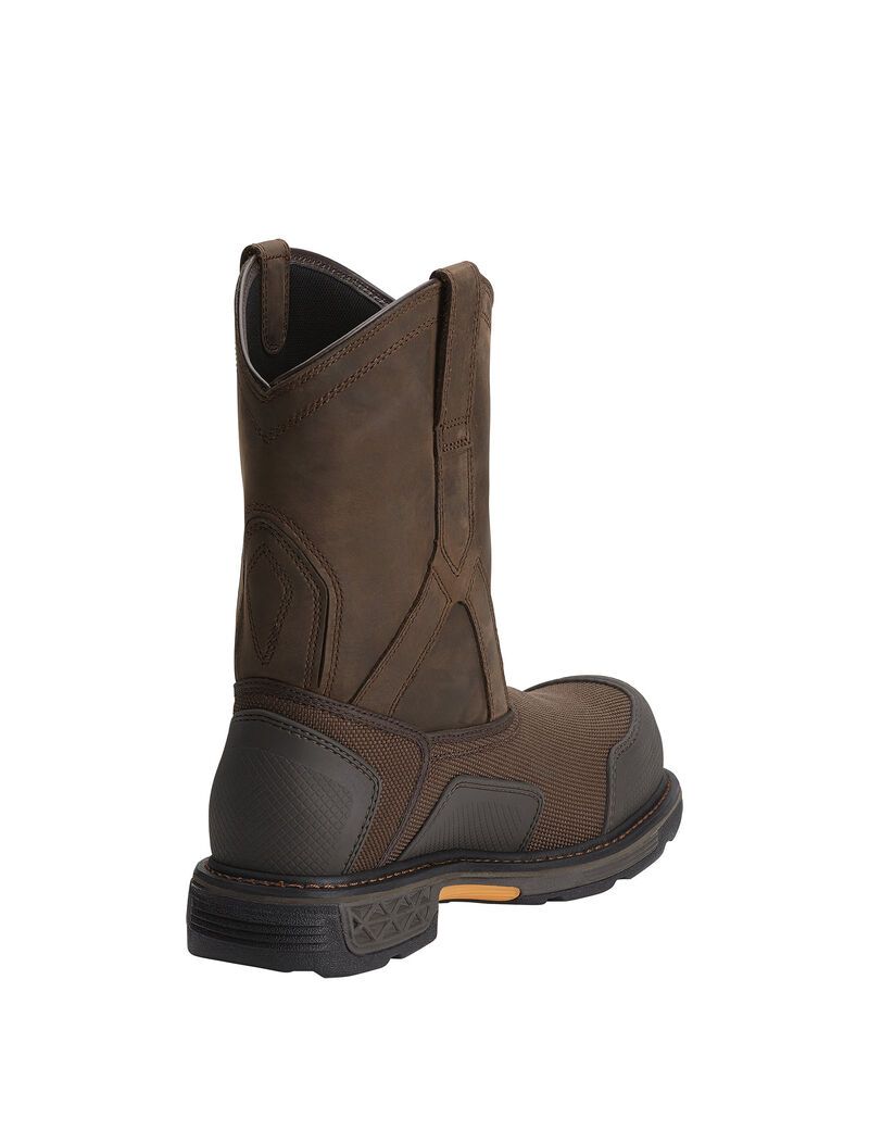 Botas Impermeables Ariat OverDrive XTR Composite Puntera Trabajo Hombre Marrones | PQJV52197