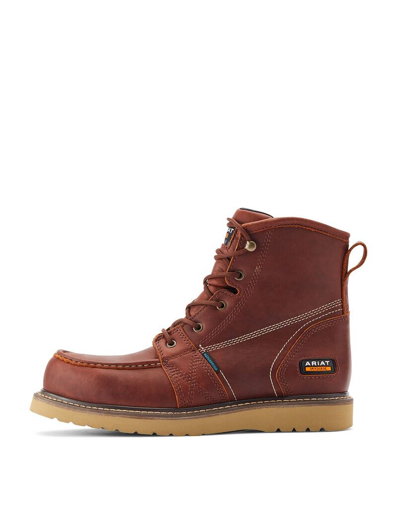 Botas Impermeables Ariat Rebar Wedge Moc Puntera 6' Composite Puntera Trabajo Hombre Cobra | ELJW42139