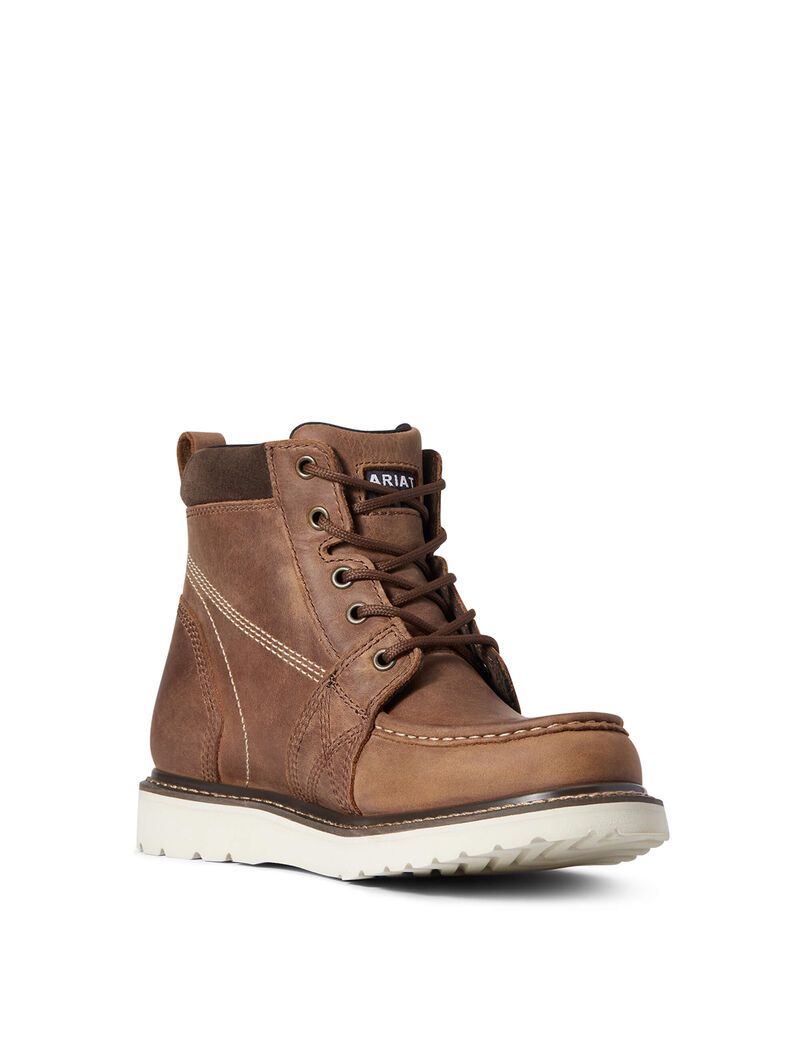 Botas Impermeables Ariat Rebar Wedge Moc Puntera Trabajo Mujer Naranjas | NIRJ03458