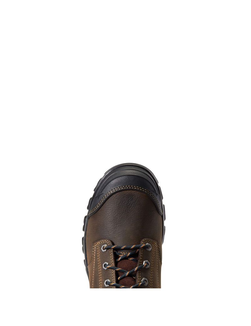 Botas Impermeables Ariat Treadfast 6' Trabajo Hombre Marrones Oscuro | LSPR51746