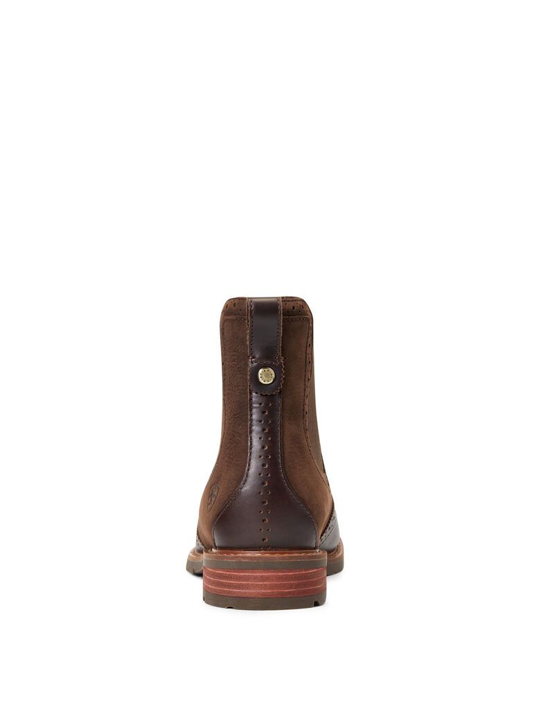 Botas Impermeables Ariat Wexford Brogue Impermeables Mujer Chocolate Marrones | JBZS57860