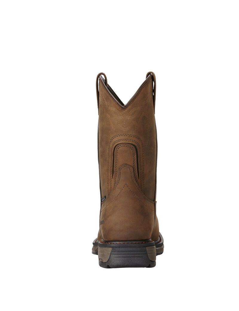 Botas Impermeables Ariat WorkHog Wellington Composite Puntera Trabajo Hombre Marrones | ZVIF24019