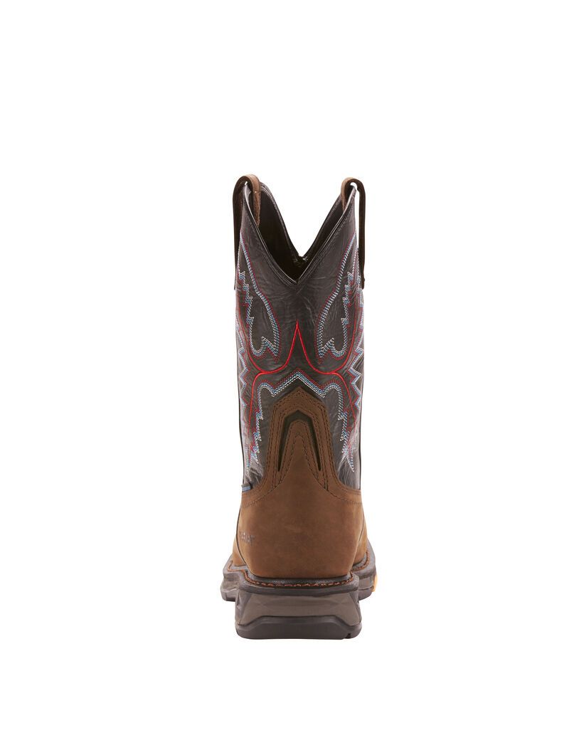 Botas Impermeables Ariat WorkHog XT Carbon Puntera Trabajo Hombre Marrones | OGFN68209