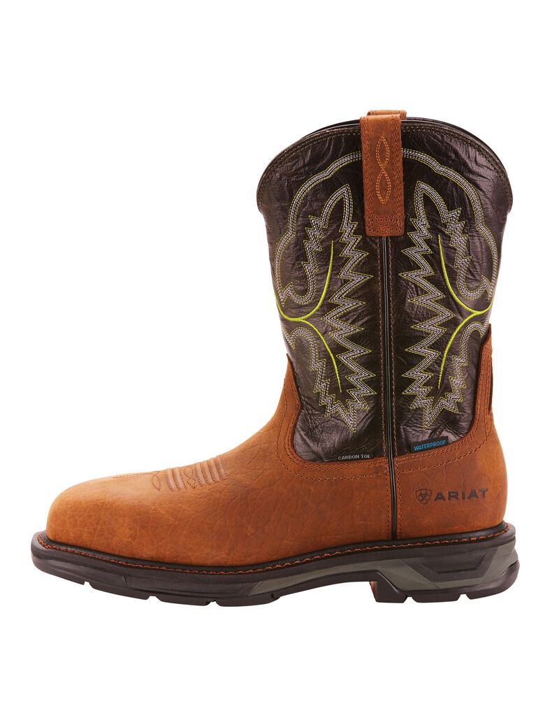 Botas Impermeables Ariat WorkHog XT Carbon Puntera Trabajo Hombre Multicolor | YOUW10674