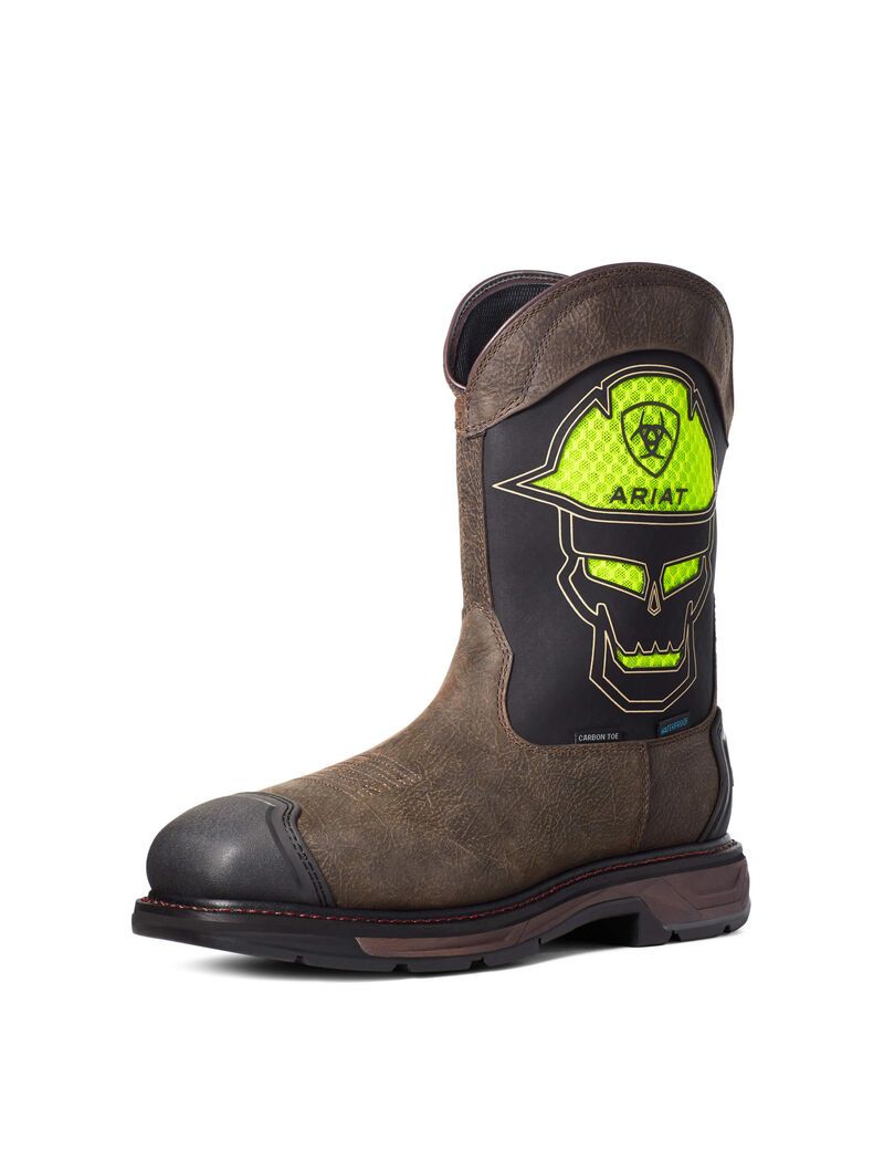 Botas Impermeables Ariat WorkHog XT VentTEK Bold Carbon Puntera Trabajo Hombre Cafe | ZVYQ61738