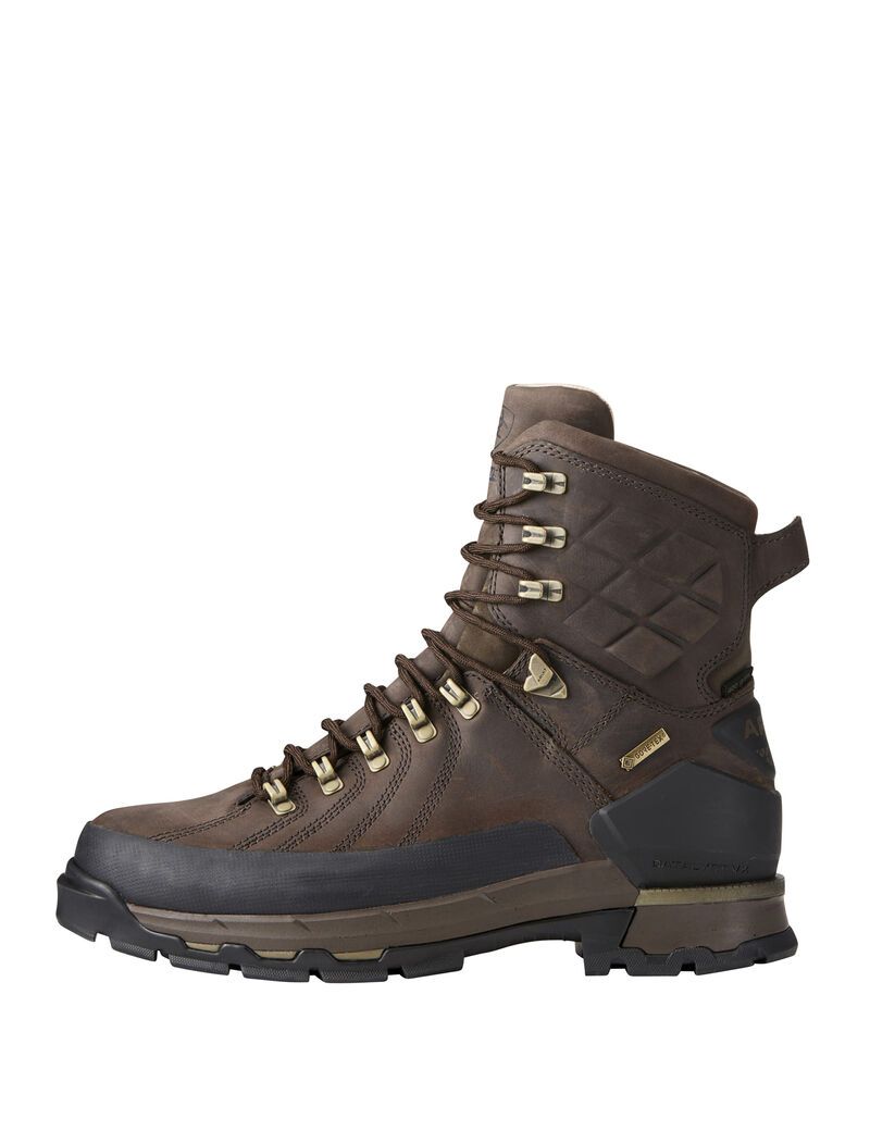 Botas Montaña Ariat Catalyst VX Defiant 8' Gore-Tex 400g Hunting Hombre Marrones | AFSN91264