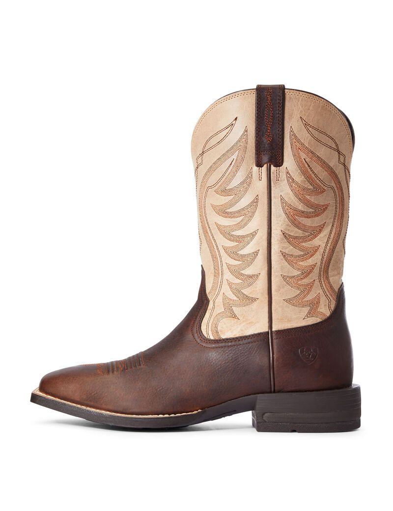 Botas Occidentales Ariat Amos Hombre Marrones | WHJI47193