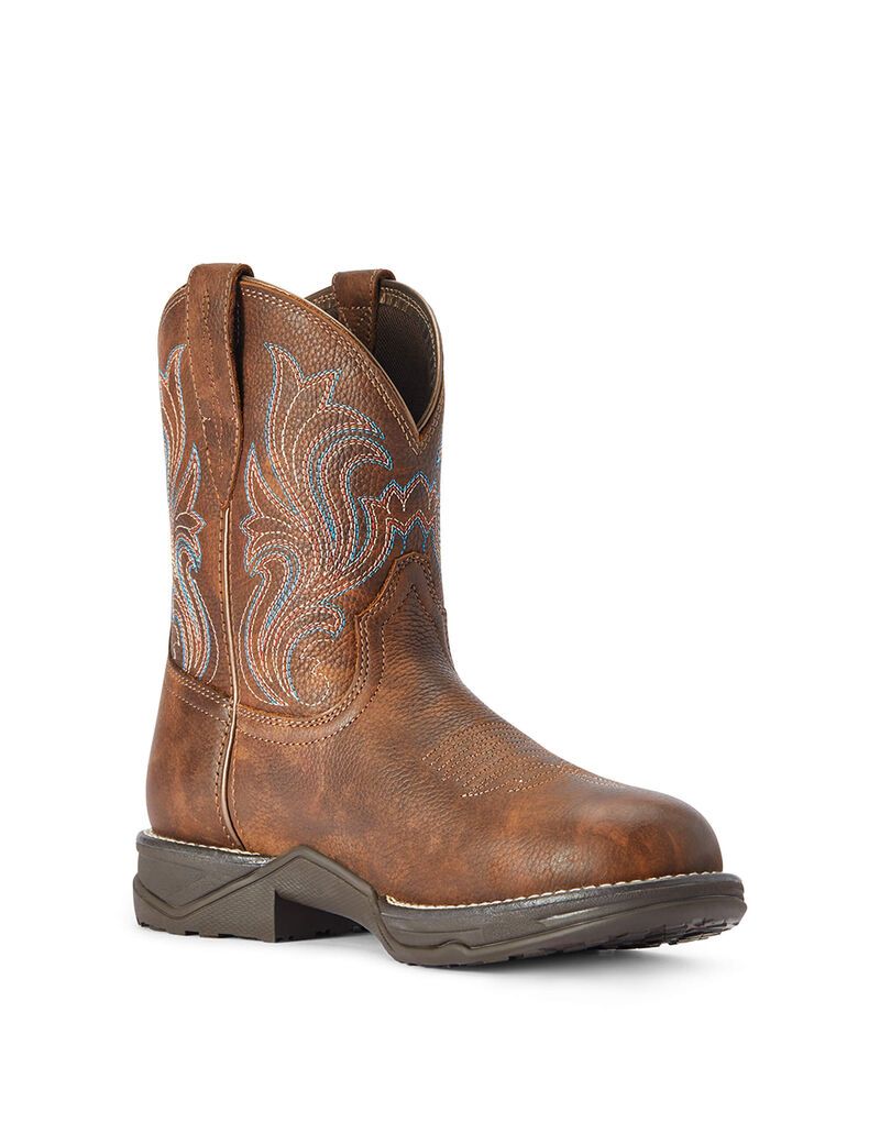 Botas Occidentales Ariat Anthem Round Puntera Shortie Mujer Cobra | QTND74310