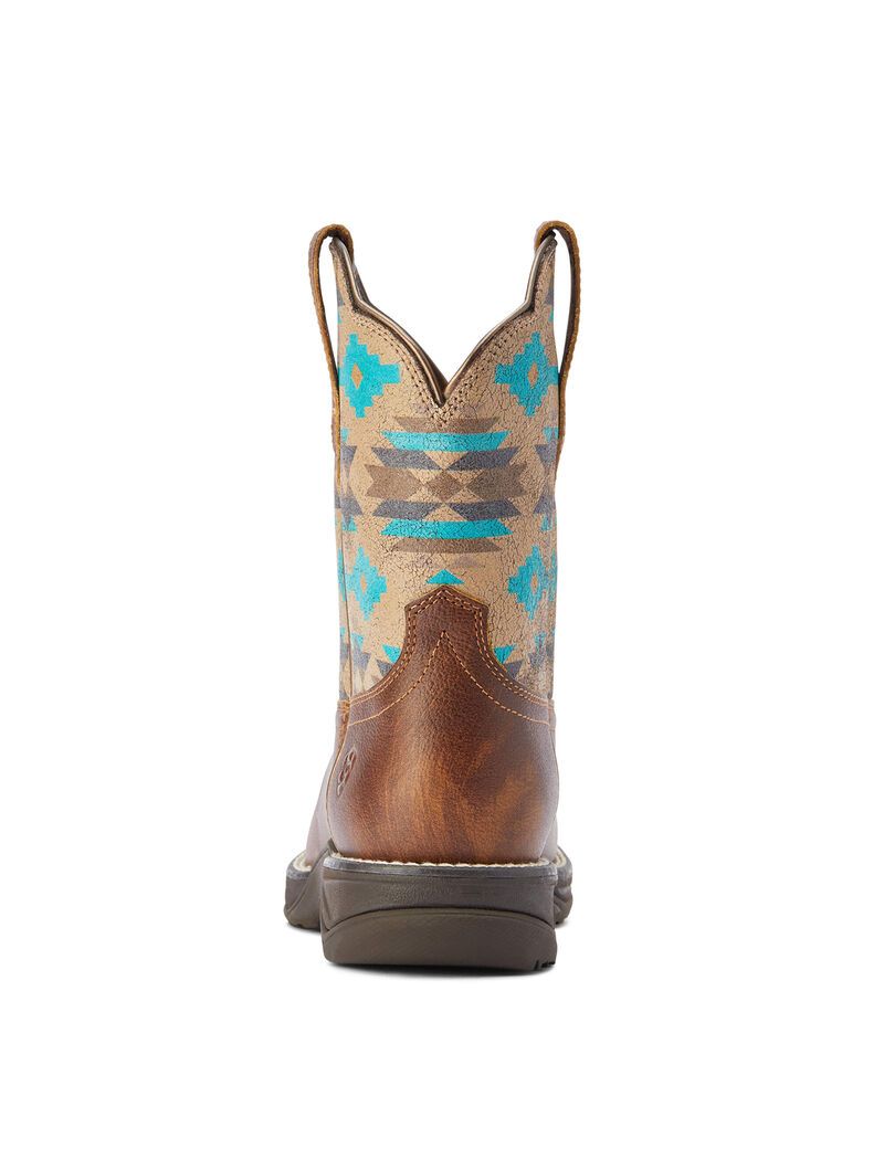 Botas Occidentales Ariat Anthem Shortie Savanna Mujer Gris Marrones | WGLH85017