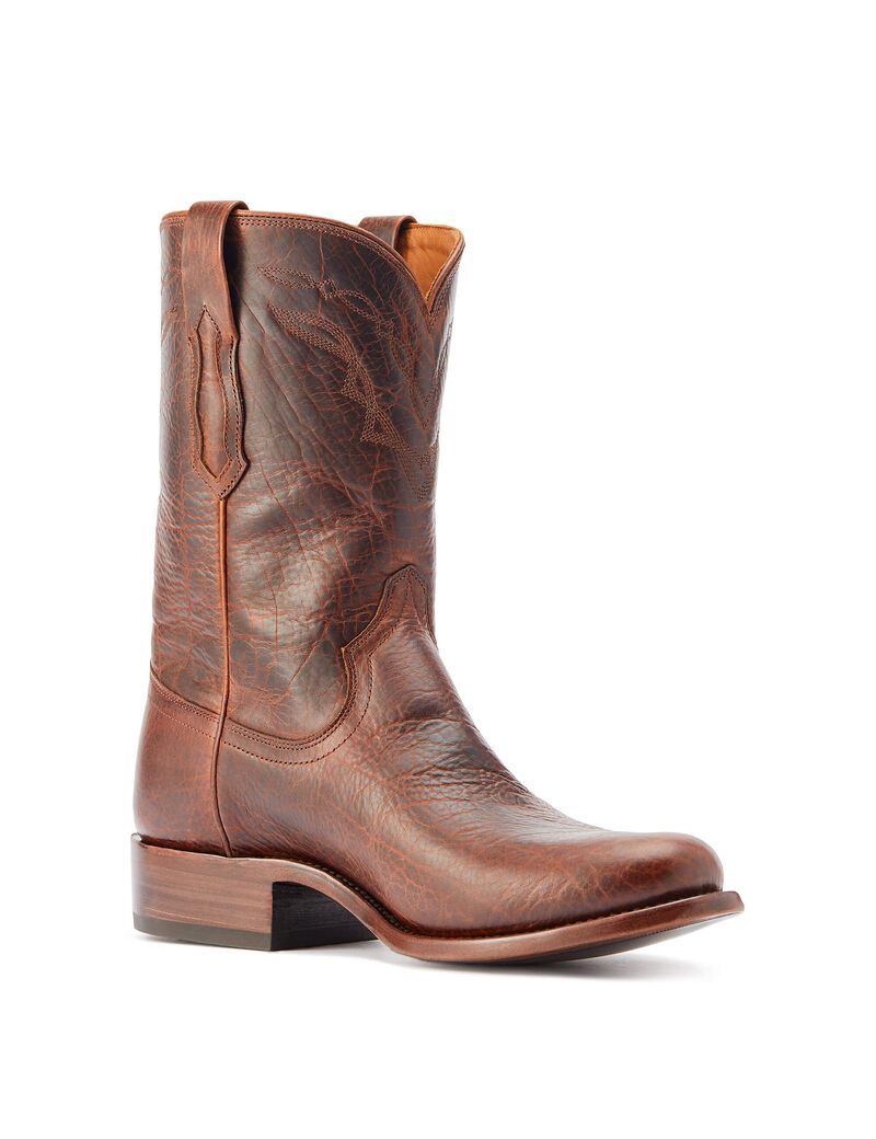 Botas Occidentales Ariat Bench Made Clanton Hombre Marrones | IKPR47025