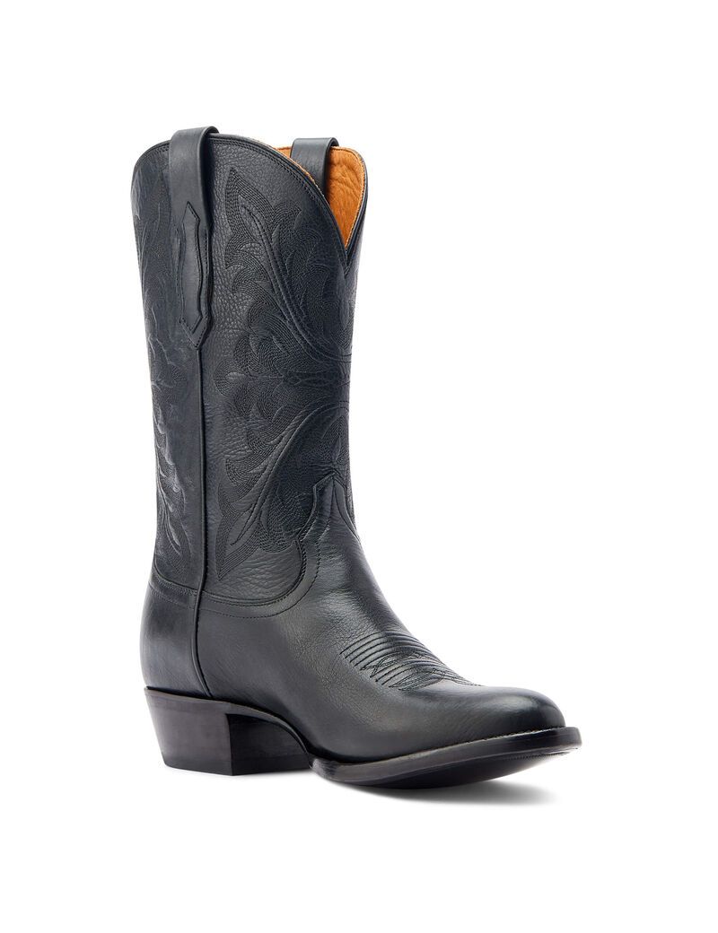 Botas Occidentales Ariat Bench Made James Hombre Negras | QKVG21306