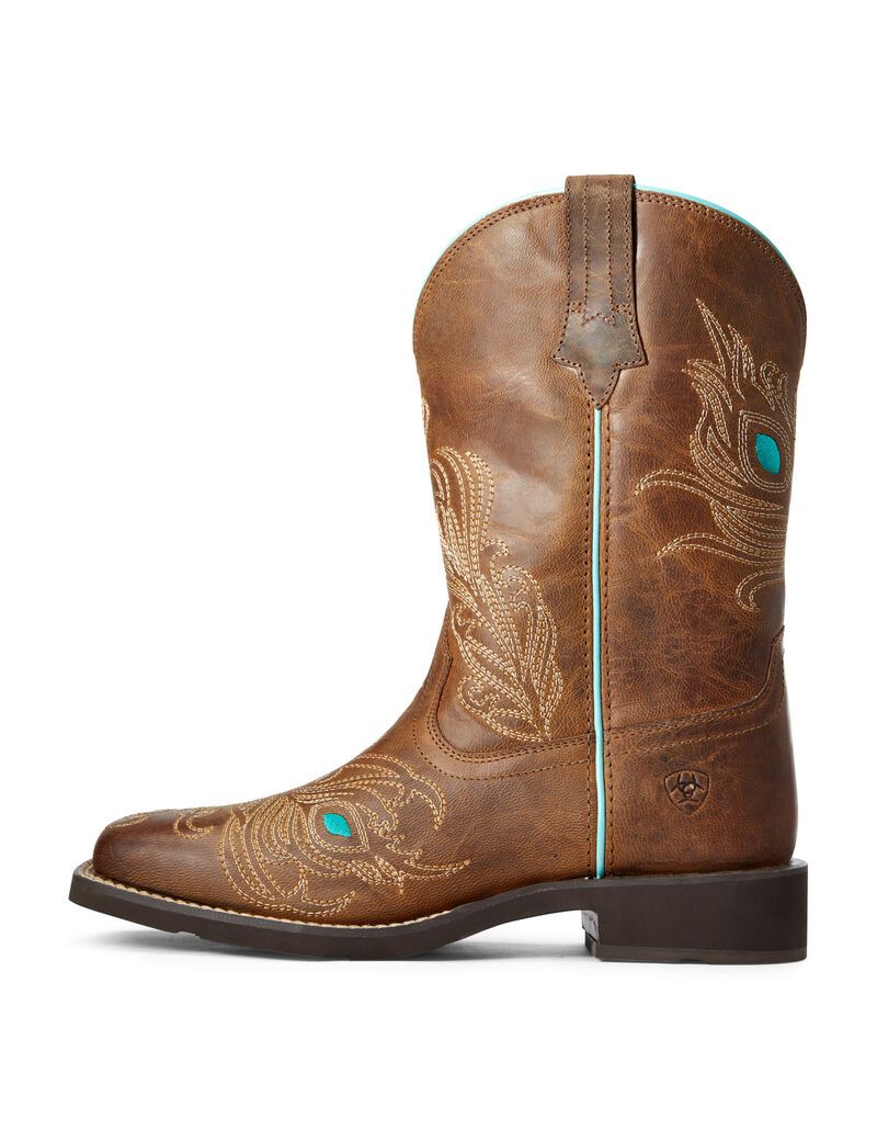 Botas Occidentales Ariat Bright Eyes Ii Mujer Marrones | CGYU38260