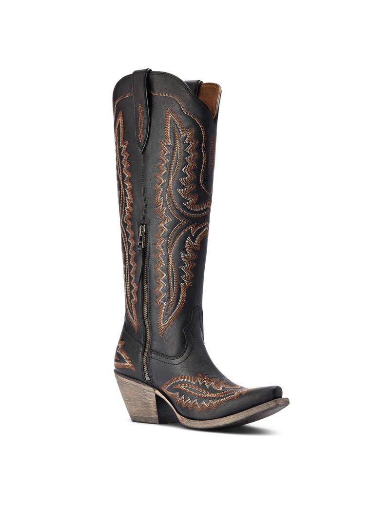 Botas Occidentales Ariat Casanova Mujer Negras | EBAP57912