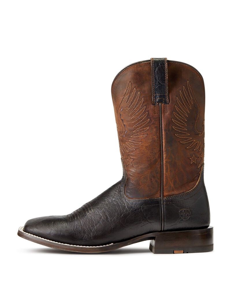 Botas Occidentales Ariat Circuit Eagle Hombre Marrones | LTZE82749