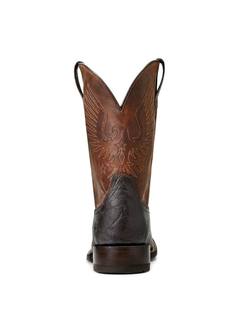 Botas Occidentales Ariat Circuit Eagle Hombre Marrones | LTZE82749