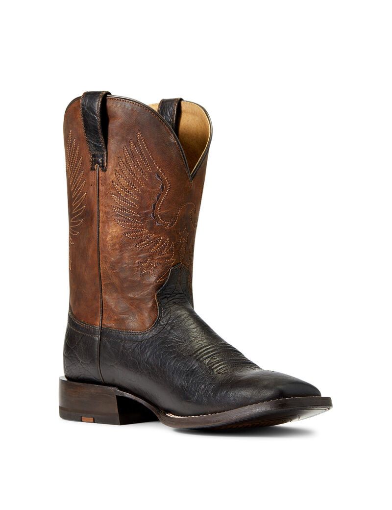 Botas Occidentales Ariat Circuit Eagle Hombre Marrones | LTZE82749