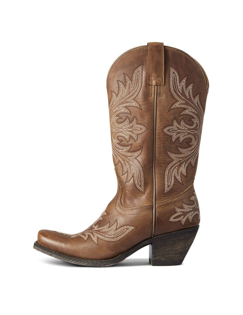 Botas Occidentales Ariat Circuit Rosewood Mujer Beige Marrones | PRCK80916