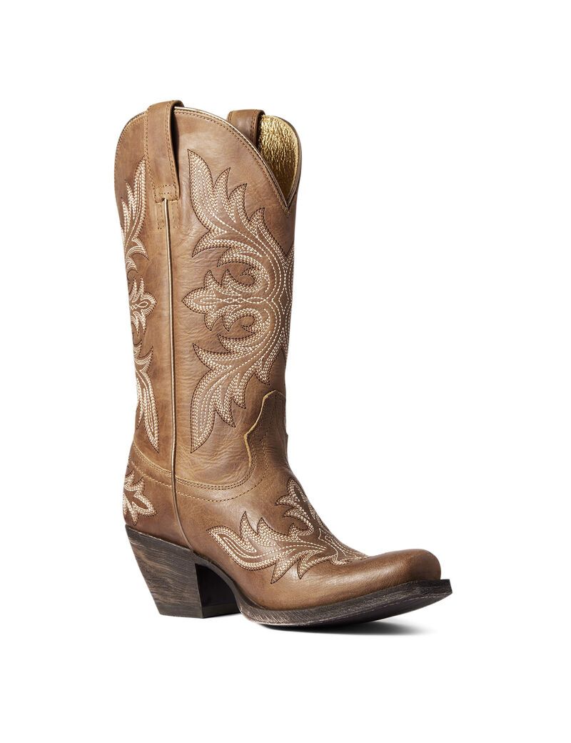 Botas Occidentales Ariat Circuit Rosewood Mujer Beige Marrones | PRCK80916