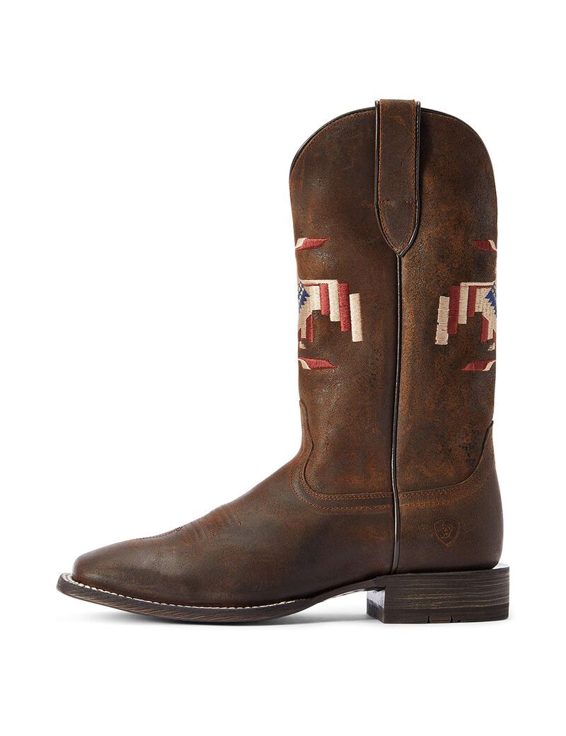 Botas Occidentales Ariat Circuit Thunderbird Chimayo Hombre Marrones | SZGE25876