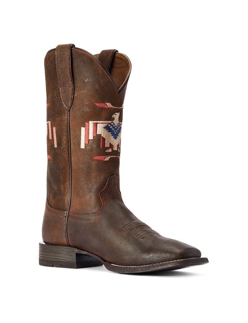 Botas Occidentales Ariat Circuit Thunderbird Chimayo Hombre Marrones | SZGE25876