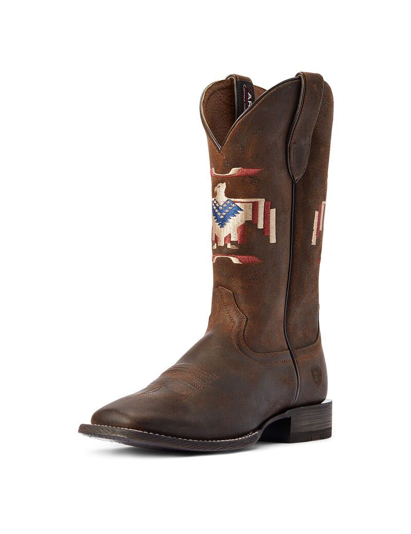 Botas Occidentales Ariat Circuit Thunderbird Chimayo Hombre Marrones | SZGE25876