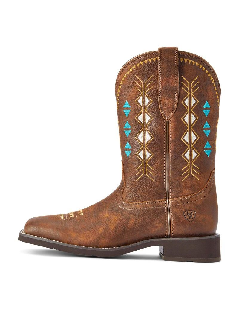 Botas Occidentales Ariat Delilah Deco Mujer Cobra | BNJF36418