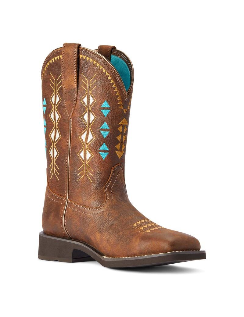 Botas Occidentales Ariat Delilah Deco Mujer Cobra | BNJF36418