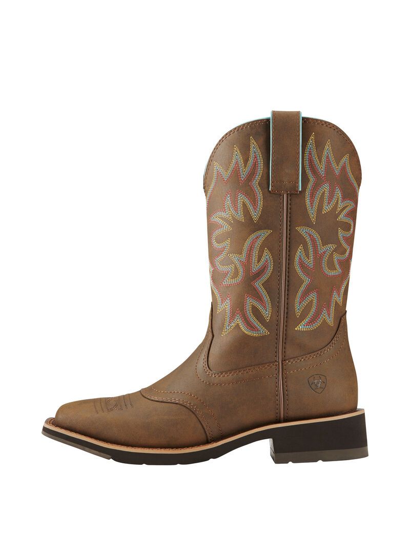 Botas Occidentales Ariat Delilah Mujer Marrones | NGLJ74016