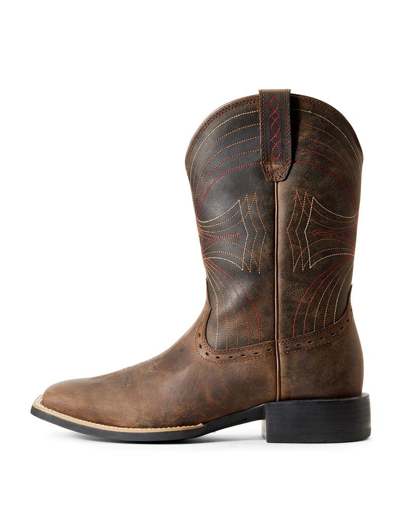 Botas Occidentales Ariat Deporte Anchos Square Puntera Hombre Marrones | MYKP70581