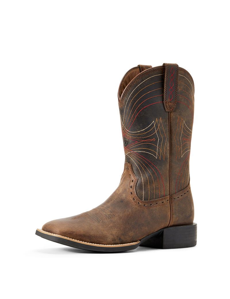 Botas Occidentales Ariat Deporte Anchos Square Puntera Hombre Marrones | MYKP70581