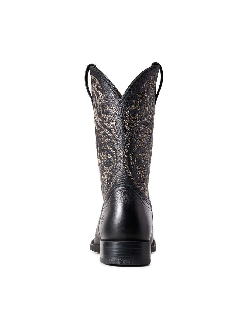 Botas Occidentales Ariat Deporte Herdsman Hombre Negras | RTPI25879