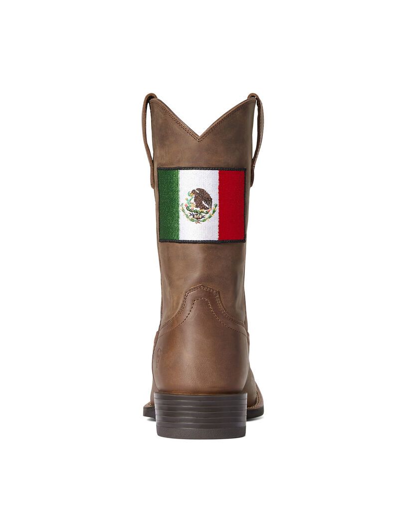 Botas Occidentales Ariat Deporte Orgullo Mexicano Ii Hombre Marrones | GNQW50681