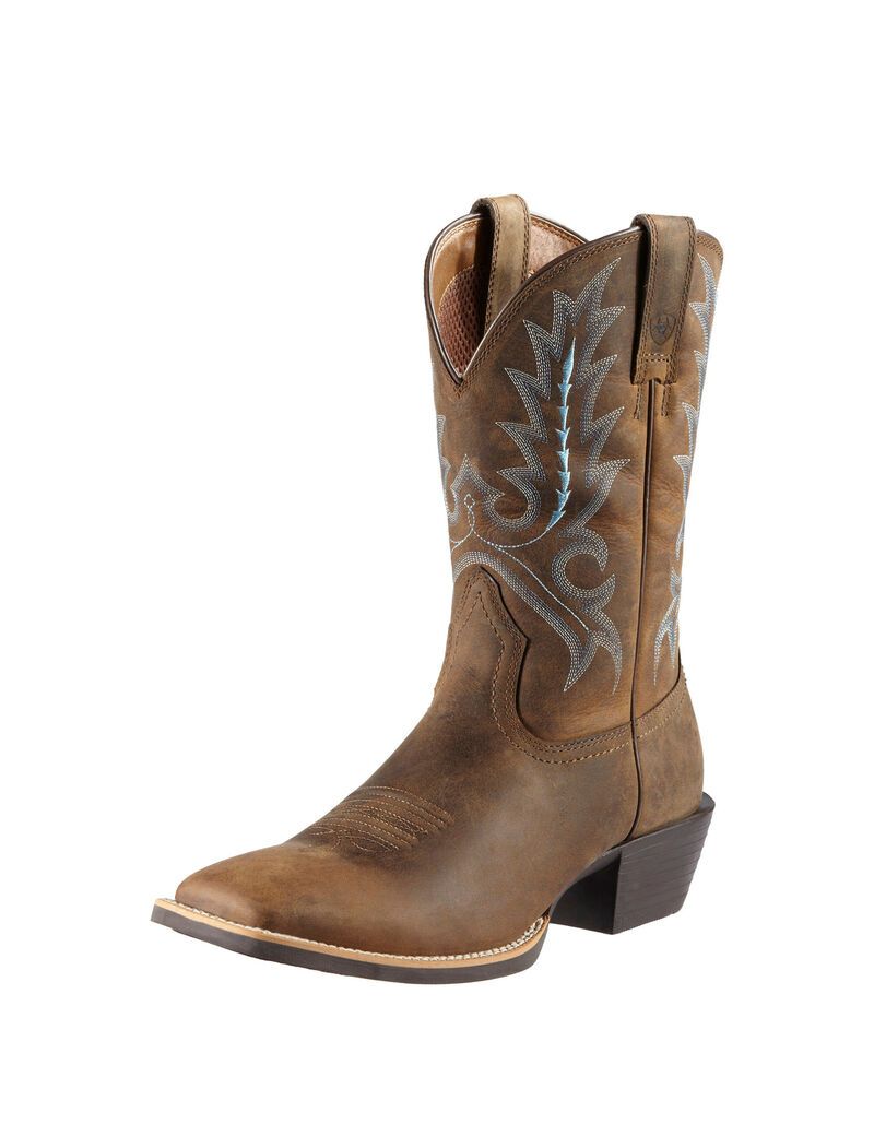 Botas Occidentales Ariat Deporte Outfitter Hombre Marrones | ZGWM35869