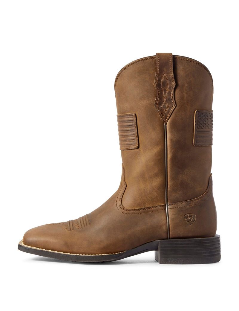 Botas Occidentales Ariat Deporte Patriot Ii Hombre Marrones | VXEC67495