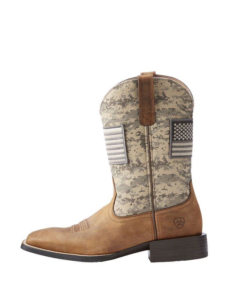 Botas Occidentales Ariat Deporte Patriot Hombre Marrones | WNBQ97410