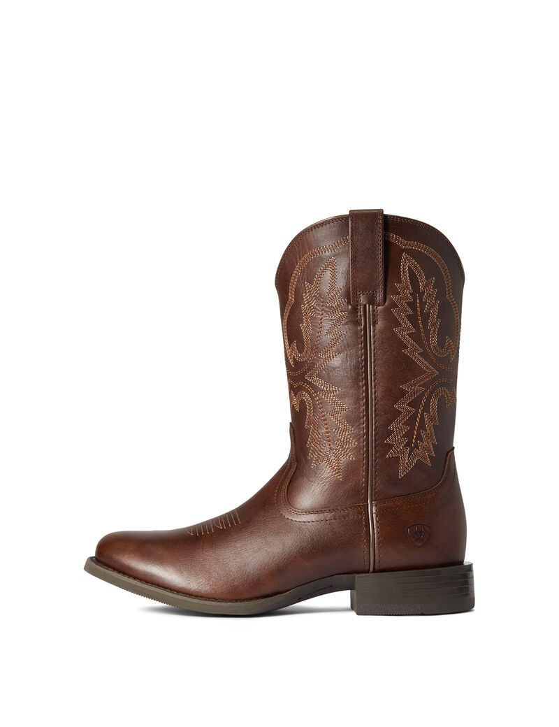 Botas Occidentales Ariat Deporte Stratten Hombre Marrones | NRXB84372