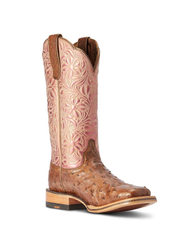 Botas Occidentales Ariat Donatella Mujer Chocolate | FNVQ96340