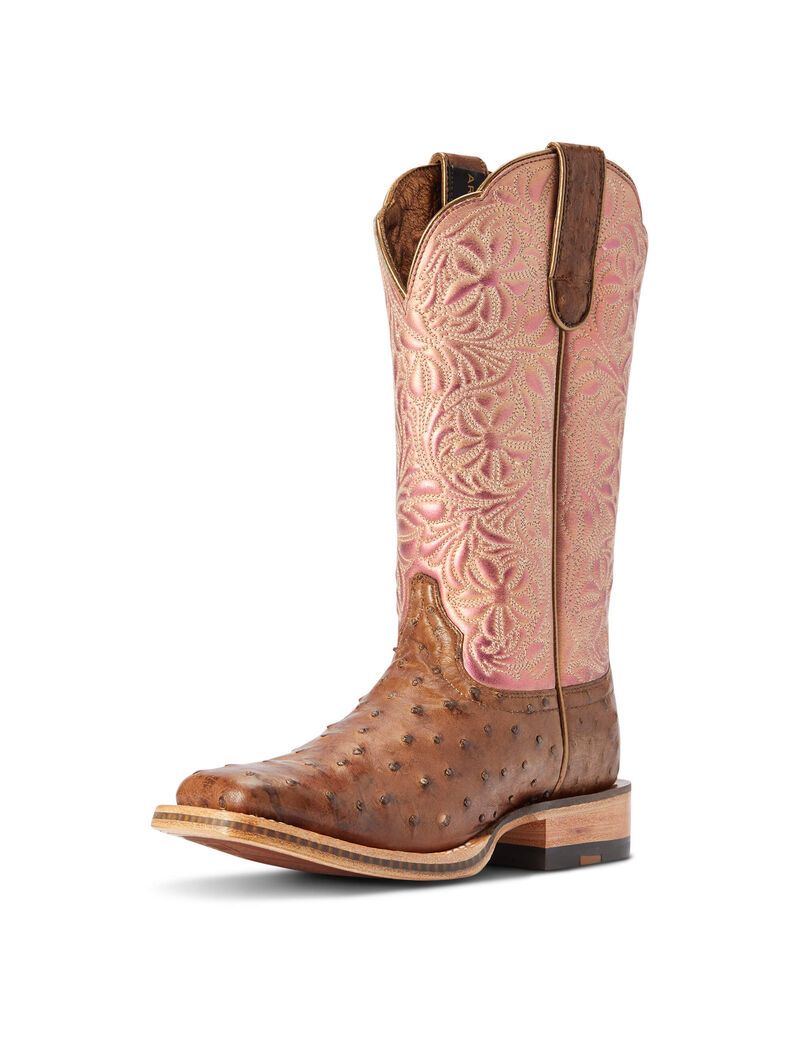 Botas Occidentales Ariat Donatella Mujer Chocolate | FNVQ96340