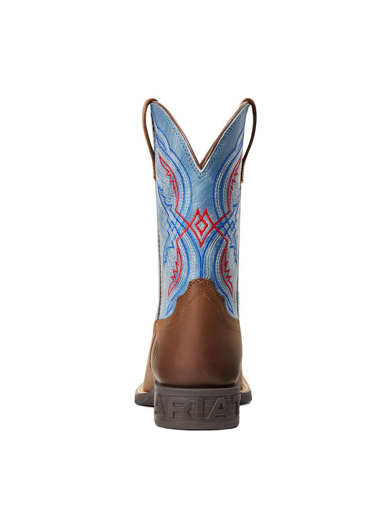 Botas Occidentales Ariat Double Kicker Niños Marrones | GYMQ34876