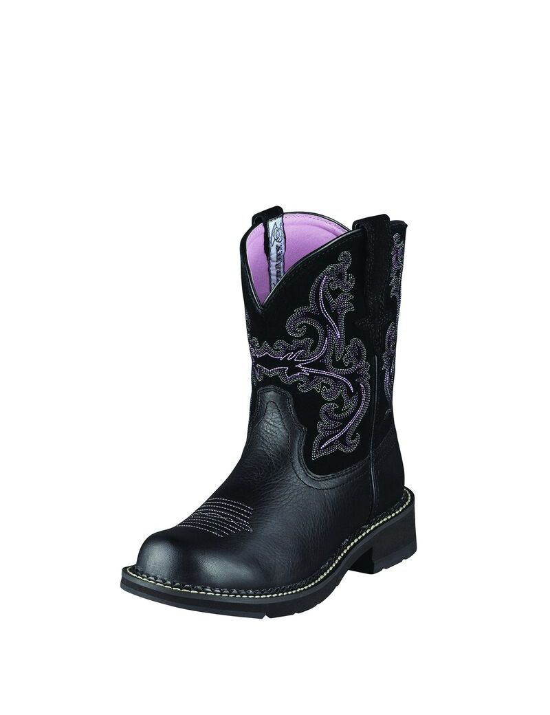 Botas Occidentales Ariat Fatbaby Ii Mujer Negras | HYAG65482