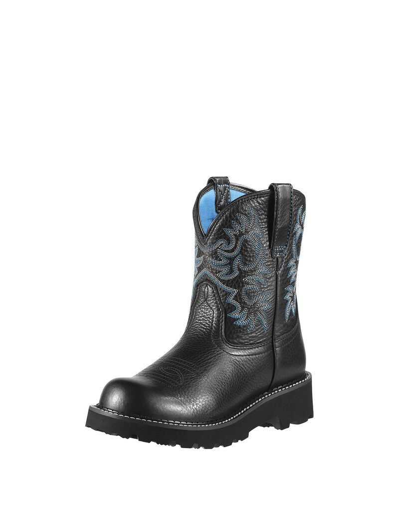 Botas Occidentales Ariat Fatbaby Mujer Negras | LUZQ35689