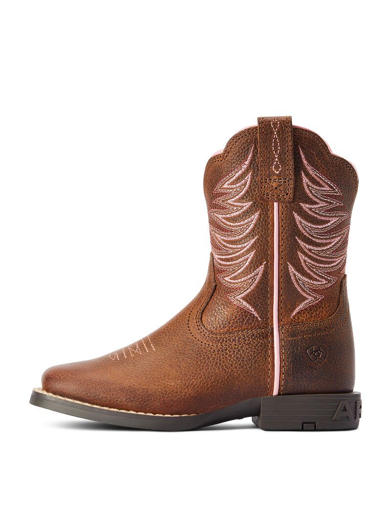 Botas Occidentales Ariat Firecatcher Niños Marrones | EBWL01924